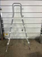 Above Ground Pool Ladder, 4-Step, Metal Frame with Plastic Steps, - 3