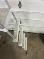 Above Ground Pool Ladder, 4-Step, Metal Frame with Plastic Steps, - 4
