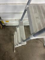 Above Ground Pool Ladder, 4-Step, Metal Frame with Plastic Steps, - 5