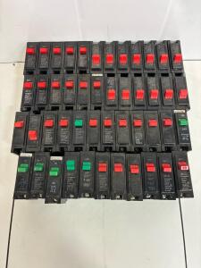 Westinghouse Bryant BR120 1-Pole 20A/30A Circuit Breakers, 120/240V, HACR, UL Listed, Plug-In