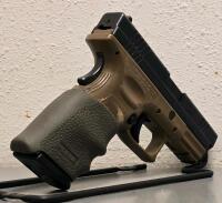 Springfield XD-45 ACP Service Model, 4" Barrel, FDE Frame, Hogue Grip,.45 ACP - 2