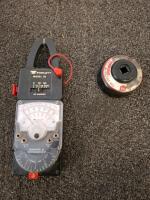 Large Lot Automotive Diagnostic Tools, OBDII Scanners, ( powered on) Clamp Meters, Multimeters, Gloves - 13