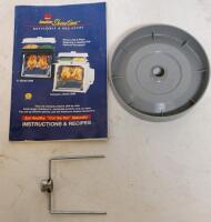 Ronco Compact Showtime Rotisserie & BBQ Oven Model 3000, Manual, Spit & Trays, White, 1250W - 6