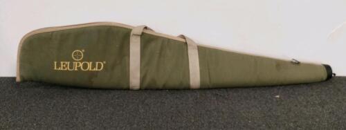 Leupold 48" Olive Green Soft Rifle Case By Allen Company, Padded, Dual Handles, Scoped Rifle Fit