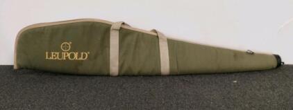 Leupold 48" Olive Green Soft Rifle Case By Allen Company, Padded, Dual Handles, Scoped Rifle Fit