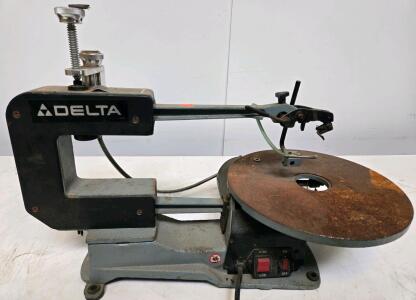Delta 40-560 Type 2 16" Scroll Saw, Dual-Speed, Work Light, 1/10 HP, Serial W9973