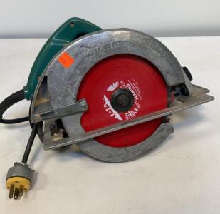 Makita 5007NB 7-1/4" Corded Circular Saw, 13A, 120V, With Diablo Blade, Japan, Serial 1049xx (Powers On)