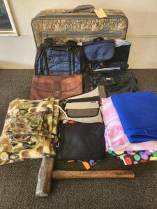 Suitcase, Backpacks, Briefcases, Messenger Bags, Multi Fabric, Sledgehammer