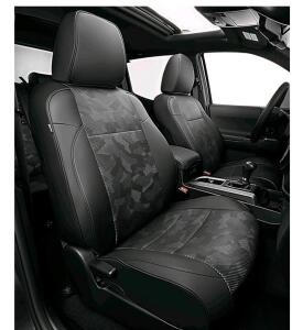 Full Coverage Black Faux Leather Seat Covers For Toyota Tacoma 2016&ndash;2023, Airbag & Heated Seat Compatible Aprilaire 213 Air Filter, Camco Water Heater Pan, Barbie Costume, Display Case, And More Floor Mats and Cargo Liner for 2017-2026 Chrysler Pacifica 7
