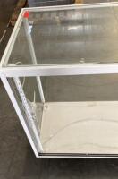 6 Ft Glass Display Case With Adjustable Shelves, Sliding Doors, And LED Lighting (Unable To Test) - 2