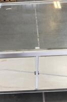 6 Ft Glass Display Case With Adjustable Shelves, Sliding Doors, And LED Lighting (Unable To Test) - 3