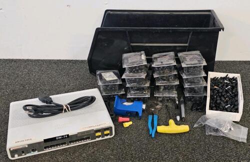 Cisco Catalyst 3560-CG 10-Port Network Switch, Power Cord, Raxxess Rack Screws, Tools