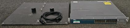 Cisco Catalyst 3560X-24 Managed Gigabit Switch, 24-Port, C3KX-PWR-350WAC, Rackmount, 2010