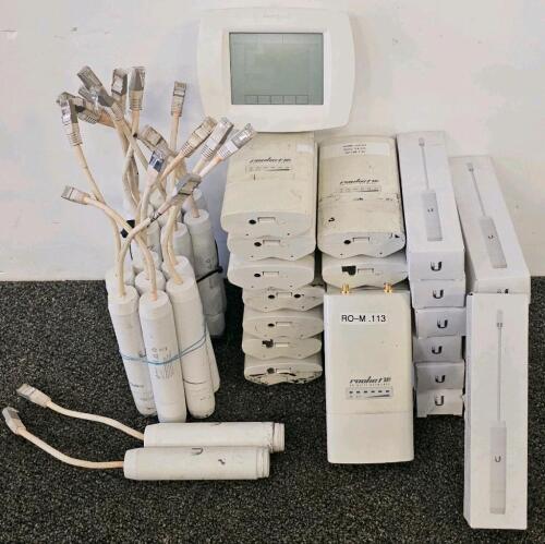 Ubiquiti Rocket M5 5GHz Wireless Radios, Antennas, PoE Adapters & Honeywell Thermostat