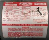 Dayton 6K580A 1/2 HP 3450 RPM Capacitor Start Jet Pump Motor, 115/230V, 56J Frame, Ball Bearings (Unable To Test) - 6