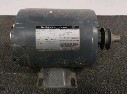 Westinghouse 3/4 HP Single Phase AC Motor, 1725 RPM, 115V, Frame 56 (Unable To Test)