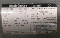 Westinghouse 3/4 HP Single Phase AC Motor, 1725 RPM, 115V, Frame 56 (Unable To Test) - 6