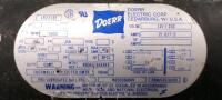 Doerr Electric Corp. MC035600AV 2 HP Electric Motor, 3450 RPM, 115/230V, Single Phase - 6