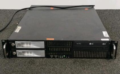 Thermaltake 2U Rackmount Chassis With Dual GPUs, LG Blu-ray Drive, And Rail Kit & Netgear ProSafe GS105 5-Port Gigabit Switches (2x) And 10 Monoprice Cat5e 10M Ethernet Cables