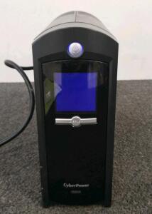 CyberPower CP1500AVR 1500VA/900W UPS LCD, AVR, 8 Outlets, RJ11/RJ45, USB/Serial, Power Cord