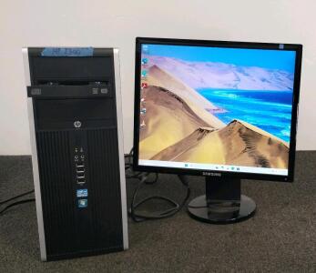 HP Compaq Elite 8300 i5 Desktop, 4GB RAM, 500GB HDD + Samsung 19" 943BM Monitor, Win 10
