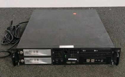 2U Rackmount Server Chassis With 2x Hot-Swap Bays, LG DVD&plusmn;RW, Dual LAN, Rail Kit, Custom Build