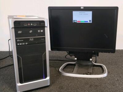 Custom Desktop PC With ASUS Motherboard, Plextor Blu-ray, 450W PSU, HP 19" Monitor, t5740e Thin Client