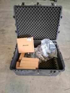 SureCall Fusion5X2 5-Band Signal Booster Kit With Hard Case & SC-400 30Ft Coax Cables, Large Storage Container With Wheels