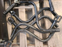 AV Mounting Brackets, HDMI & Coaxial Cables, Mixed Lengths, Black Steel Hardware - 4