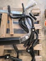AV Mounting Brackets, HDMI & Coaxial Cables, Mixed Lengths, Black Steel Hardware - 6