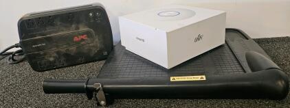 Ubiquiti UniFi nanoHD Wireless Access Point, Boxed New, UAP-nanoHD-US. APC Back-UPS 700 Battery Backup, Surge Protection (Tested, Works), And Paper Cutter