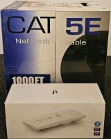 Ubiquiti Rocket Prism 5AC Gen2 5GHz Wireless BaseStation, Cat5e Network Cable 1000FT