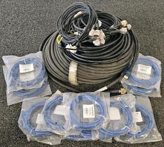 Monoprice Cat5e 10Ft Ethernet Cables (10x), Assorted Coaxial, HDMI