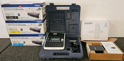 Brother PT-D600 Label Maker, TN-436 Toner Set, Ubiquiti airGrid M5 HP, Perle Media Converter