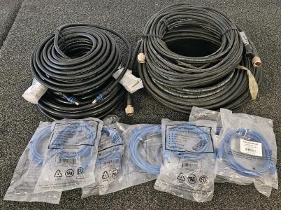 Monoprice 5Ft Cat5e Ethernet Cables + HDMI & LMR-400 Coaxial RF Cable Assortment