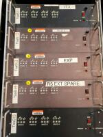 5-Unit TaasI Radio Relay/Synchronization Rack System In Gator Case, Ravenwood Asset Labeled - 2