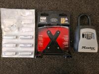 Master Lock Security Box, Projection Screen Tripod, Army NG &ldquo;No Parking&rdquo; Signs, AV/Network Cables - 3