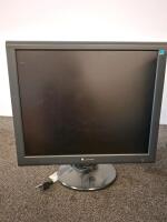 HP i5 Desktop PC, Gateway 17" LCD Monitor, Windows 7, DVD-RW, VGA & Power Cables (Tested And Powered On) - 2