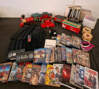 Train Set, 30+ DVDs & Blu-rays - Animation, Action, Comedy, Multi-Movie Packs, Region, Hot Curlers, And More
