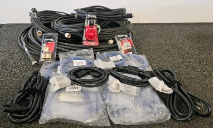 Monoprice Cat5e Ethernet, Power & RF Coax Cables And Master Lock Combo & Padlocks