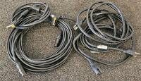 Assorted cables including ethernet and hdmi and more - 6
