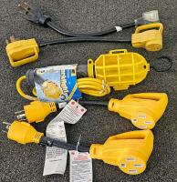 Multi Automotive Lug Wrenches, RV Power Adapters, Leviton Work Light, CURT 55336 Harness - 4
