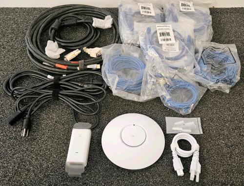 Ubiquiti UniFi nanoHD UAP-nanoHD Wireless Access Point Bundle With PoE Injector & Cables