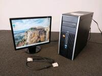 HP Compaq Elite 8300 i5-3470 3.20GHz 320GB HDD Win 11 + Samsung 19" LCD Monitor Bundle, Cords Included (Fully Functional)