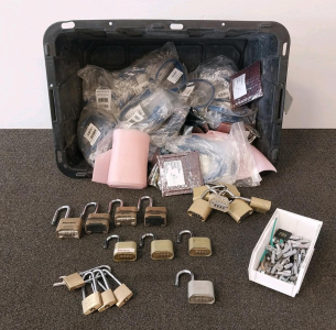 Master Lock ProSeries Combination & Keyed Padlocks, Electronics Parts & Hardware Tote
