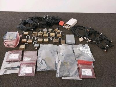 Master Lock & Schlage Padlocks, DVI/Ethernet/HDMI Cables, PCBs & Electronic Parts