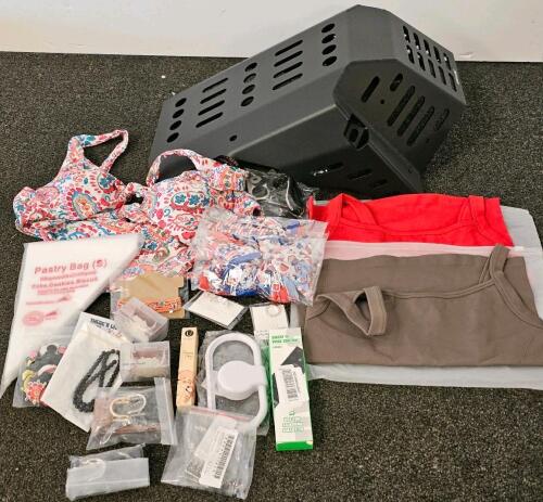 Motorcycle Chassis, Smart T.V. Voice Control Remote, Pastry Bags, Assortment Of Jewelry, And More