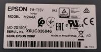 Epson TM-T88V Receipt Printer Bundle, Metrologic MS9520 Barcode Scanner, PS-180 Power Supply (powers on) - 3
