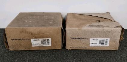 Armstrong VCT M068G Classic White, 45 Tiles/Box, 12"x12", 1/8" Thick, Glue-Down Flooring (x4 boxes)