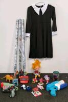 Nerf Super Soaker, Zombie Strike, View-Master, Wednesday Addams Dress (Size 140), 3x QHY Daisy Film, and more